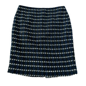 Ann Taylor Skirt Womens 2P Petites Tweed Pencil Skirt Modern Capsule Timeless